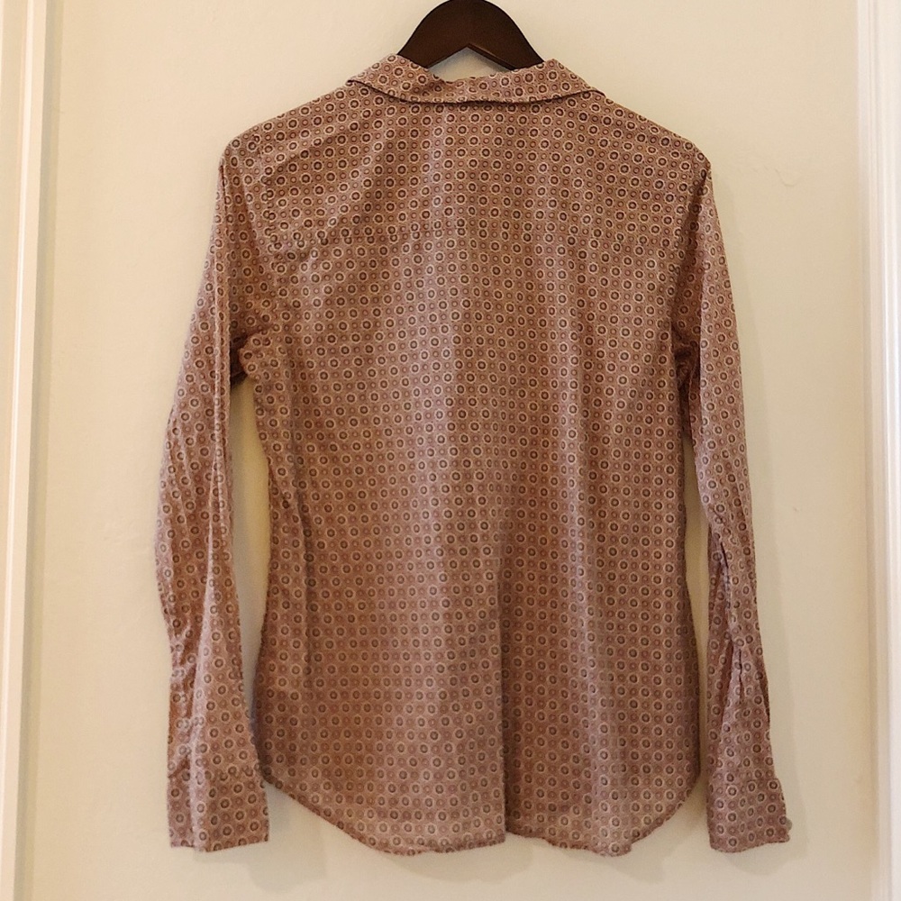 Patterned button up blouse - Picture 3 of 3